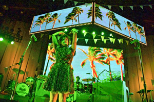 Arcade Fire lighting design
