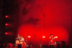 the White Stripes lighting design