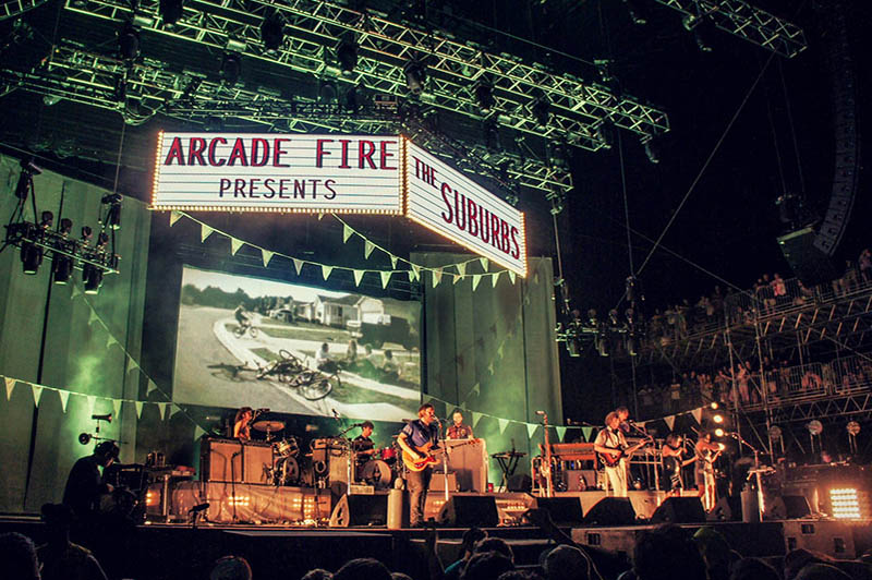 arcade fire the suburbs tour photo