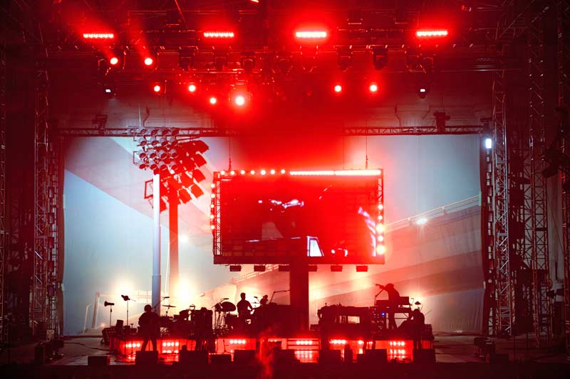 Arcade Fire stage design