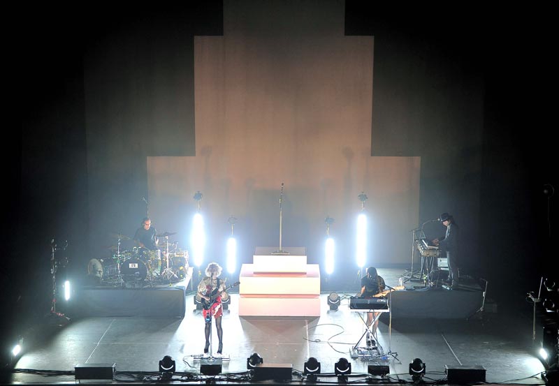 St. Vincent stage design photo